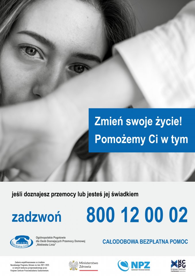 Plakat Niebieska Linia